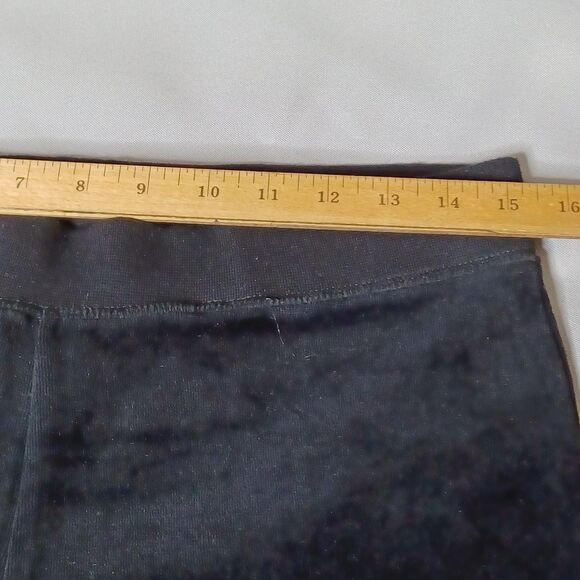 Juicy Couture Black Label Tracksuit Set Womens Large Black Velour Juicy - Picture 16 of 16